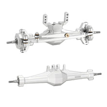 INJORA +4mm Diamond Axles With Lay Down Servo Mount & Links For 1/18 TRX4M - SILVER - HeliDirect