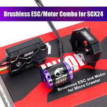 INJORA Micro Brushless MBL32 ESC & 1721 Purple Viper Motor Combo For 1/24 SCX24