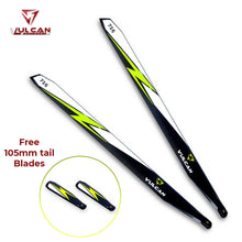 VULCAN ROTORS Precision Main Rotor Blades 716mm (YELLOW)