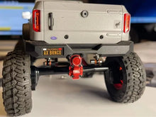 TREAL SCX24 Rear Portal Axles Complete Kit, Aluminum 7075 CNC Machined Axle Housing for Axial 1/24 SCX24 - BLACK - HeliDirect