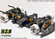 Atomic BZ5 Belt Drive 4WD Chassis Kit (No Electronics) With AGFRC 1.4KG Micro Programmable Coreless Digital RC Servo