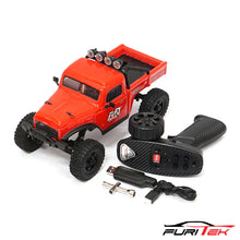 FURITEK FX118 FURY WAGON RTR BRUSHLESS 1/18 RC CRAWLER KIT (RED) With NSDRC RS100 HIGH TORQUE MICRO SERVO (BLACK)