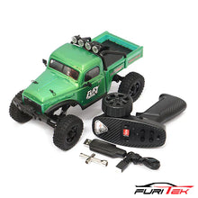 FURITEK FX118 FURY WAGON RTR BRUSHLESS 1/18 RC CRAWLER KIT (GREEN) With NSDRC RS100 HIGH TORQUE MICRO SERVO (BLACK)