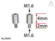 Drift Art 4mm pillars with M1.6 screw 2pcs - HeliDirect