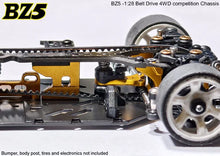 Atomic BZ5 Belt Drive 4WD Chassis Kit (No Electronics) With AGFRC 1.4KG Micro Programmable Coreless Digital RC Servo