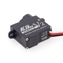 AGFRC A06CLS V2 Aluminum Case 20T High Precision 3KG 0.052Sec MG 7g Micro Digital Servo for Mini Size Airplane Car - BLACK - HeliDirect