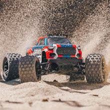 ARRMA 1/18 GRANITE GROM MEGA 380 Brushed 4X4 Monster Truck RTR with Battery & Charger - BLUE - HeliDirect