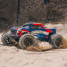 ARRMA 1/18 GRANITE GROM MEGA 380 Brushed 4X4 Monster Truck RTR with Battery & Charger - BLUE - HeliDirect