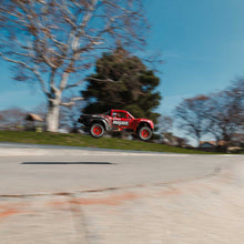 ARRMA MOJAVE GROM MEGA 380 Brushed 4X4 Small Scale Desert Truck RTR with Battery & Charger - Red/Black