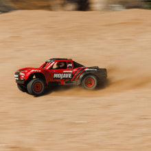 ARRMA MOJAVE GROM MEGA 380 Brushed 4X4 Small Scale Desert Truck RTR with Battery & Charger - Red/Black