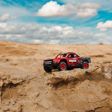 ARRMA MOJAVE GROM MEGA 380 Brushed 4X4 Small Scale Desert Truck RTR with Battery & Charger - Red/Black