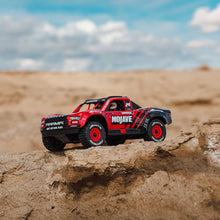 ARRMA MOJAVE GROM MEGA 380 Brushed 4X4 Small Scale Desert Truck RTR with Battery & Charger - Red/Black