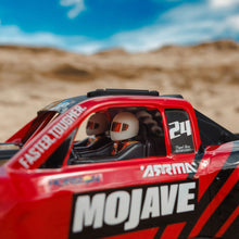 ARRMA MOJAVE GROM MEGA 380 Brushed 4X4 Small Scale Desert Truck RTR with Battery & Charger - Red/Black