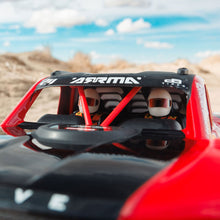 ARRMA MOJAVE GROM MEGA 380 Brushed 4X4 Small Scale Desert Truck RTR with Battery & Charger - Red/Black