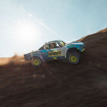 ARRMA MOJAVE GROM MEGA 380 Brushed 4X4 Small Scale Desert Truck RTR with Battery & Charger - Blue/White
