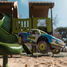 ARRMA MOJAVE GROM MEGA 380 Brushed 4X4 Small Scale Desert Truck RTR with Battery & Charger - Blue/White