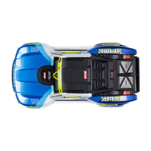 ARRMA MOJAVE GROM MEGA 380 Brushed 4X4 Small Scale Desert Truck RTR with Battery & Charger - Blue/White