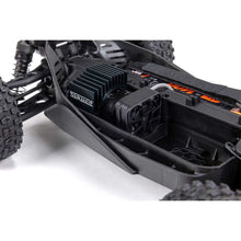 TYPHON GROM ARRMA MEGA 380 Brushed 4X4 Small Scale Buggy RTR with Battery & Charger - Blue/Silver - HeliDirect