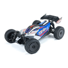 TYPHON GROM ARRMA MEGA 380 Brushed 4X4 Small Scale Buggy RTR with Battery & Charger - Blue/Silver - HeliDirect