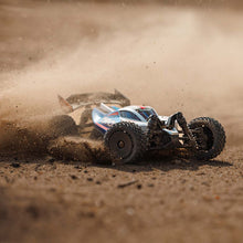 TYPHON GROM ARRMA MEGA 380 Brushed 4X4 Small Scale Buggy RTR with Battery & Charger - Blue/Silver - HeliDirect