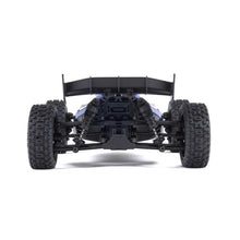 TYPHON GROM ARRMA MEGA 380 Brushed 4X4 Small Scale Buggy RTR with Battery & Charger - Blue/Silver - HeliDirect