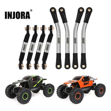 INJORA Stainless Steel High Clearance Links Set For 1/24 AX24 - HeliDirect