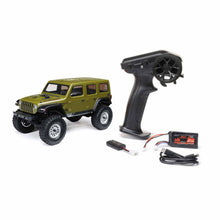 Axial 1/24 SCX24 Jeep Wrangler JLU 4X4 Rock Crawler Brushed RTR - Green - HeliDirect