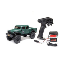 Axial SCX24 40'S 4 DOOR DODGE POWER WAGON, GREEN: 1/24 4WD-RTR - HeliDirect