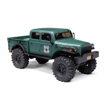Axial SCX24 40'S 4 DOOR DODGE POWER WAGON, GREEN: 1/24 4WD-RTR - HeliDirect