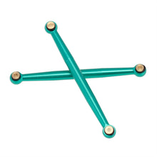 MEUS Racing Aluminum Alloy Link and Steering Rod Kit for Axial SCX24 B-17 C10 Jeep 1/24 RC Car (Green) - HeliDirect