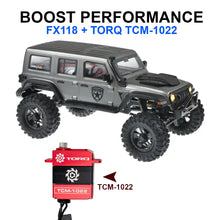 FURITEK FX118 KATANA RTR BRUSHLESS 1/18 RC CRAWLER KIT (GREY) With TORQ TCM-1022 Full CNC Case Metal Gear Coreless Servo