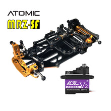 Atomic MRZ SF Chassis Kit (No electronic) With AGFRC A06CLS V2 Aluminum Case 20T High Precision 3KG 0.052Sec MG 7g Micro Digital Servo
