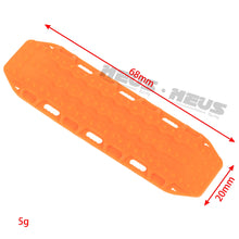 Meus Racing Decoration Parts Plastic Oil Drum Luggage Traction Board Ramps Restoring Sand Ladder Luggage Net for 1/18 TRX4M & 1/24SCX24 - ORANGE - HeliDirect