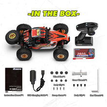 Rlaarlo 1/12 RTR Brushless RC Desert Truck , Max 45MPH Fast RC Cars - RED