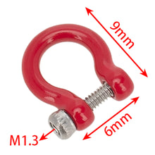 MEUS Racing Simulation U-shaped Metal Shackle Trailer hook for SCX24 TRX4M - Model A Round - HeliDirect