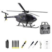 YX C189 MD500E 150-size 6-Axis Gyro Stabilized RTF Scale Helicopter w/ Weapons - Black - HeliDirect