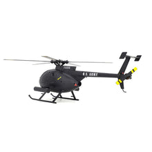 YX C189 MD500E 150-size 6-Axis Gyro Stabilized RTF Scale Helicopter w/ Weapons - Black - HeliDirect