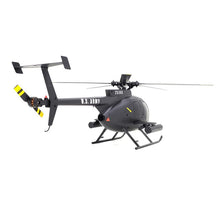 YX C189 MD500E 150-size 6-Axis Gyro Stabilized RTF Scale Helicopter w/ Weapons - Black - HeliDirect