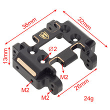 MEUS Racing Brass Skid Plate Transmission Mount For 1/18 Redcat Ascent-18