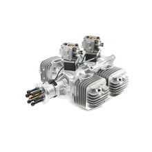 DLE-222 222cc 4-Cyl Gas Engine with Electronic Ignition and Mufflers
