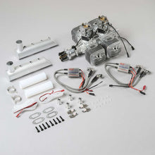 DLE-222 222cc 4-Cyl Gas Engine with Electronic Ignition and Mufflers