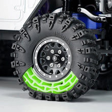INJORA 1.3" 70*27mm Swamp Claw Tires & Silicone Rubber Inserts Combo (4) - Green (Soft)