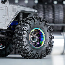 INJORA 1.3" ModuWheel Rainbow Beadlock Wheels Negative Offset For 1/18 1/24 RC Crawlers - 8 SPOKE