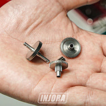 INJORA Stainless Steel 40.3:1 Low Range Transmission Gear Set for 1/18 TRX4M - HeliDirect