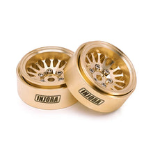 INJORA 1.0 Plus Brass Beadlock Wheels for 1/24 1/18 RC Crawler