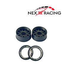 Nexx Racing “JUD” threaded carbon-fiber reinforced EVO Flanged Front Wheels (2) pcs for Mini-Z - F8.5 OFFSET +1