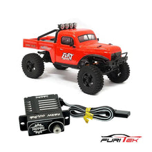 FURITEK FX118 FURY WAGON RTR BRUSHLESS 1/18 RC CRAWLER KIT (RED) With NSDRC RS100 HIGH TORQUE MICRO SERVO (BLACK)