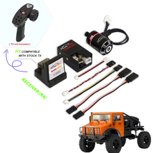 HobbyPlus CR18P EVO Trail Hunter ( Orange ) With Furitek Stinger Brushless Power System Combo - HeliDirect