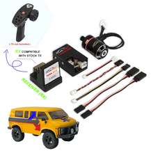 HobbyPlus CR18P Rock Van EVO ( Yellow ) With Furitek Stinger Brushless Power System Combo - HeliDirect