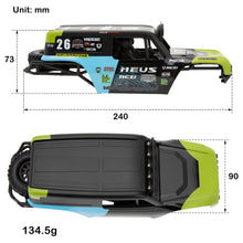 MEUS Racing MB18 Body & Chassis Frame Kit for TRX4M Defender Bronco K10 F150 High Trail - GREEN
